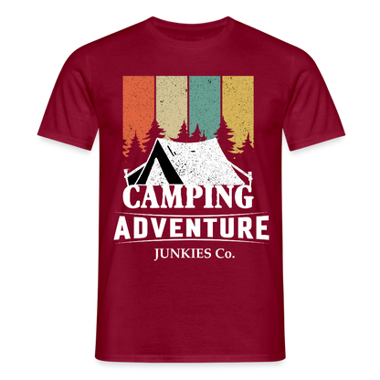 Men's Camping  T-Shirt - brick red