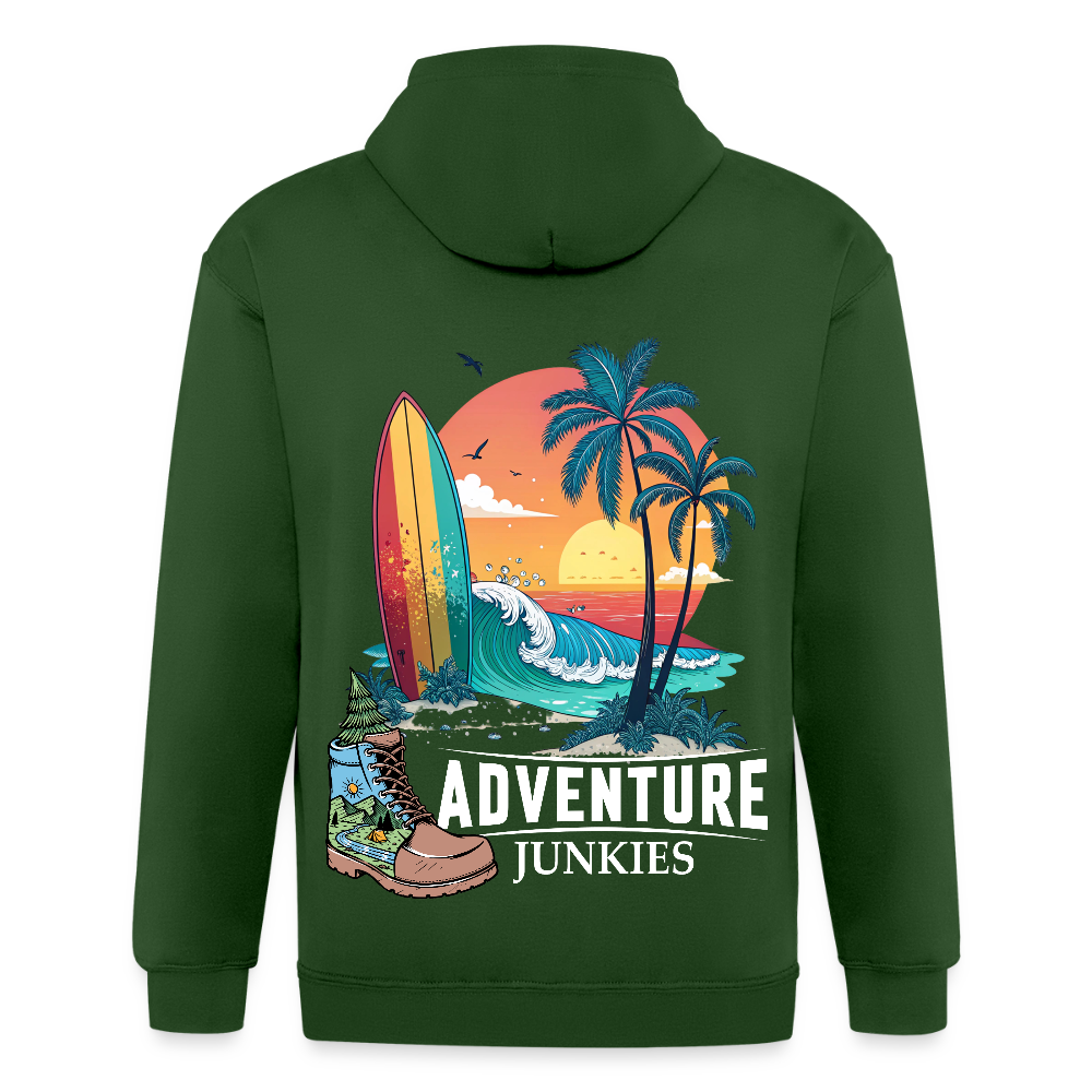 Adult Unisex Heavyweight Hooded Jacket - forrest