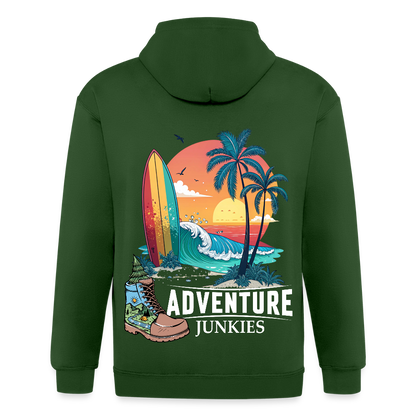Adult Unisex Heavyweight Hooded Jacket - forrest