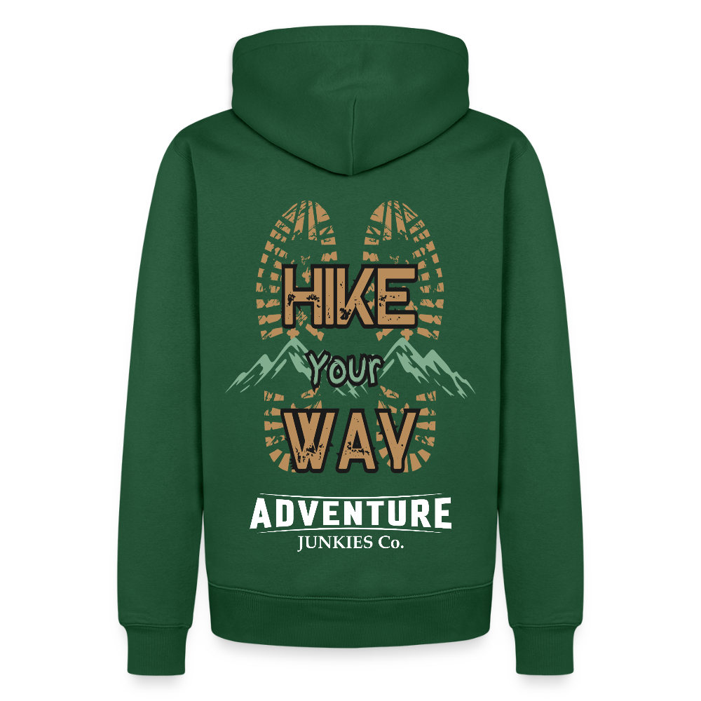 Men’s Premium Hiking /Walking Hoodie - bottle green