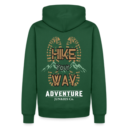 Men’s Premium Hiking /Walking Hoodie - bottle green