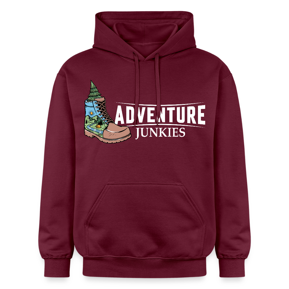 Unisex Midweight Hoodie - maroon