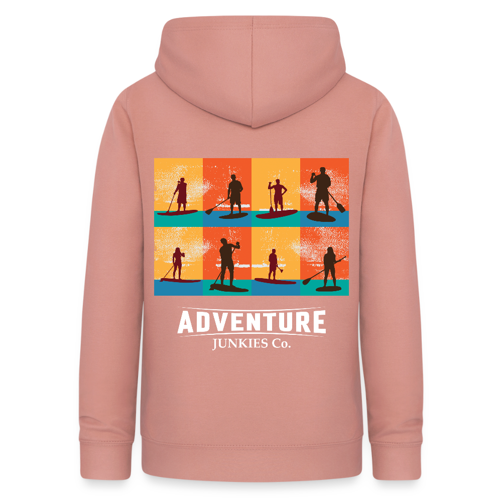 Women's Hoodie Water Adventures - dusky rose