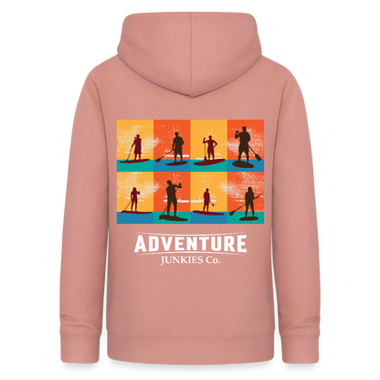 Women's Hoodie Water Adventures - dusky rose