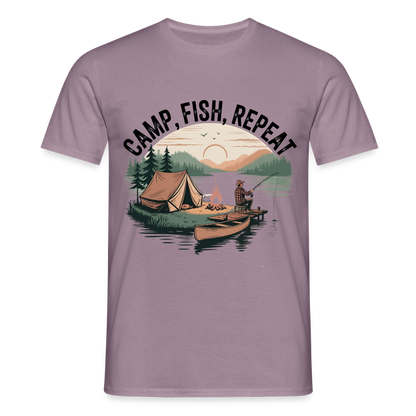 Men's T-Shirt - purple-grey 