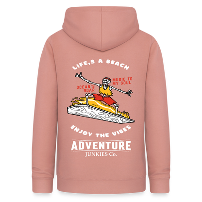 Women's Hoodie Water Adventure - dusky rose