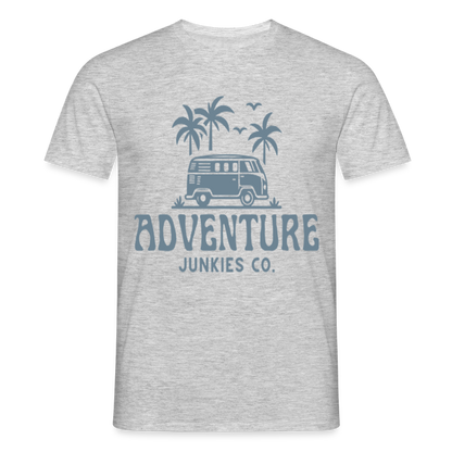 Men's  Camping T-Shirt - heather grey