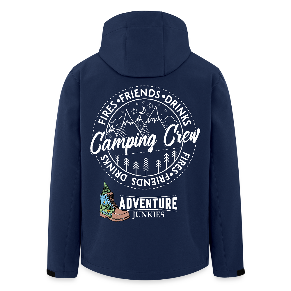 Unisex Recycled Softshell Jacket THE DISCOVERER - navy