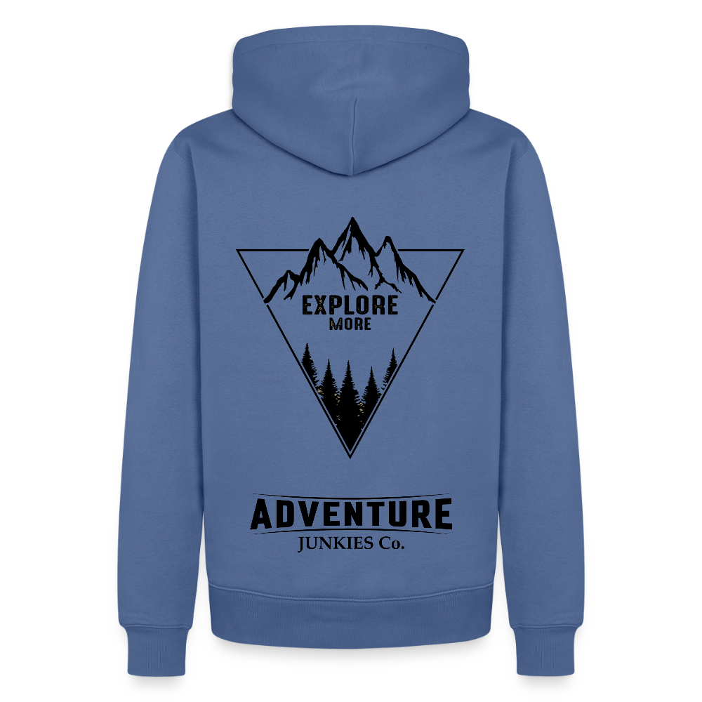 Men’s Premium Hiking / Walking Hoodie - stone blue