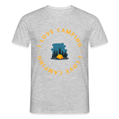 Men's Camping  T-Shirt - heather grey