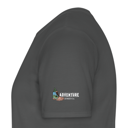 Men's Camping T-Shirt - charcoal grey