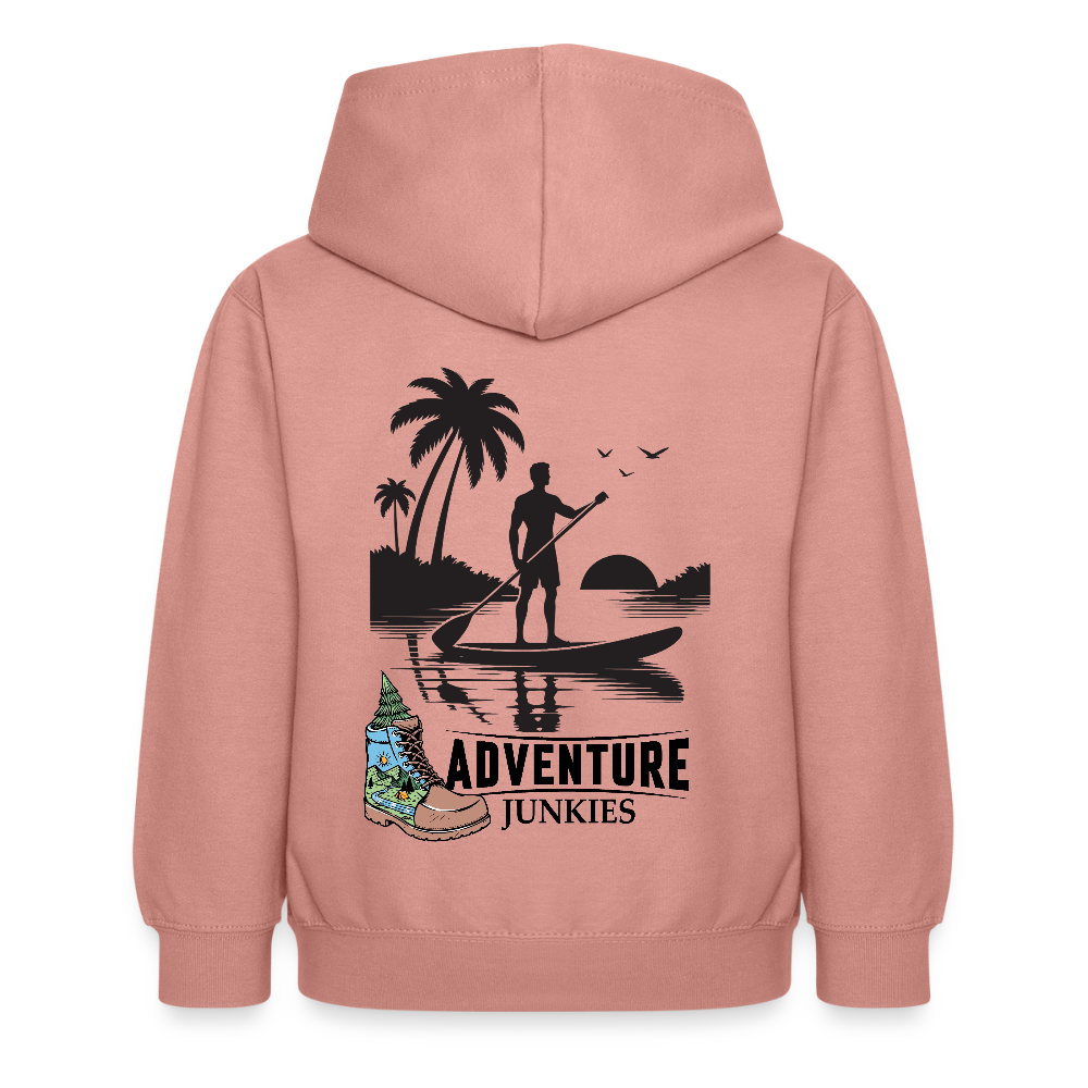 Children's  Unisex Hoodie - dusky rose