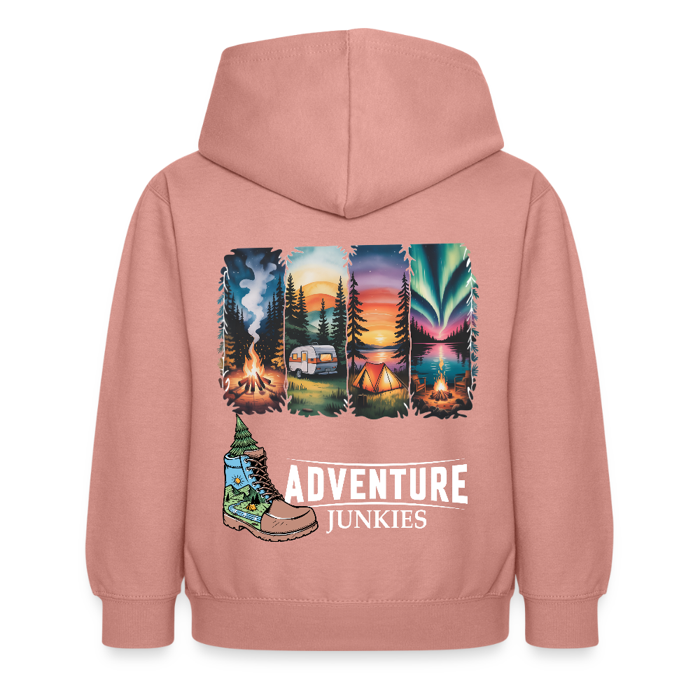 Children's Hoodie - dusky rose