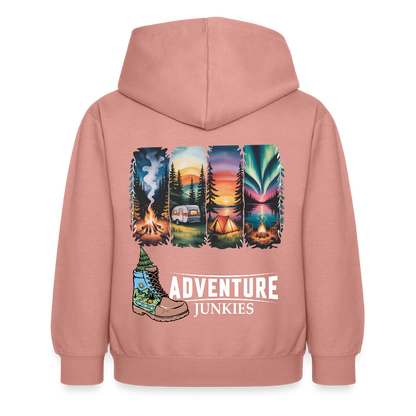 Children's Hoodie - dusky rose
