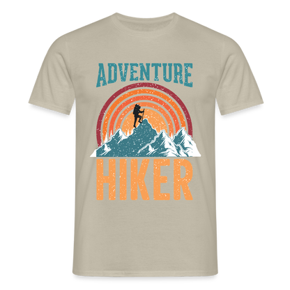 Men's Hiking & Walking T-Shirt - sand beige
