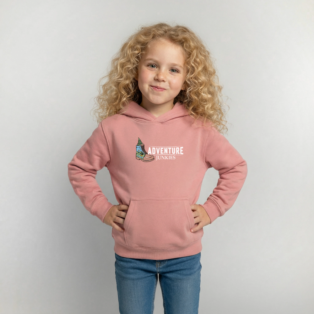 Children's  Unisex Hoodie - dusky rose
