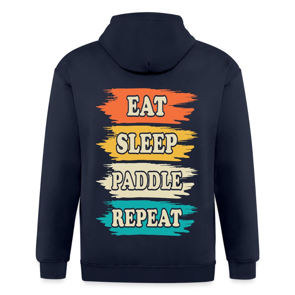 Adult Unisex Heavyweight Hooded Jacket - navy