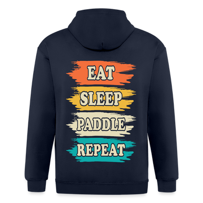 Adult Unisex Heavyweight Hooded Jacket - navy