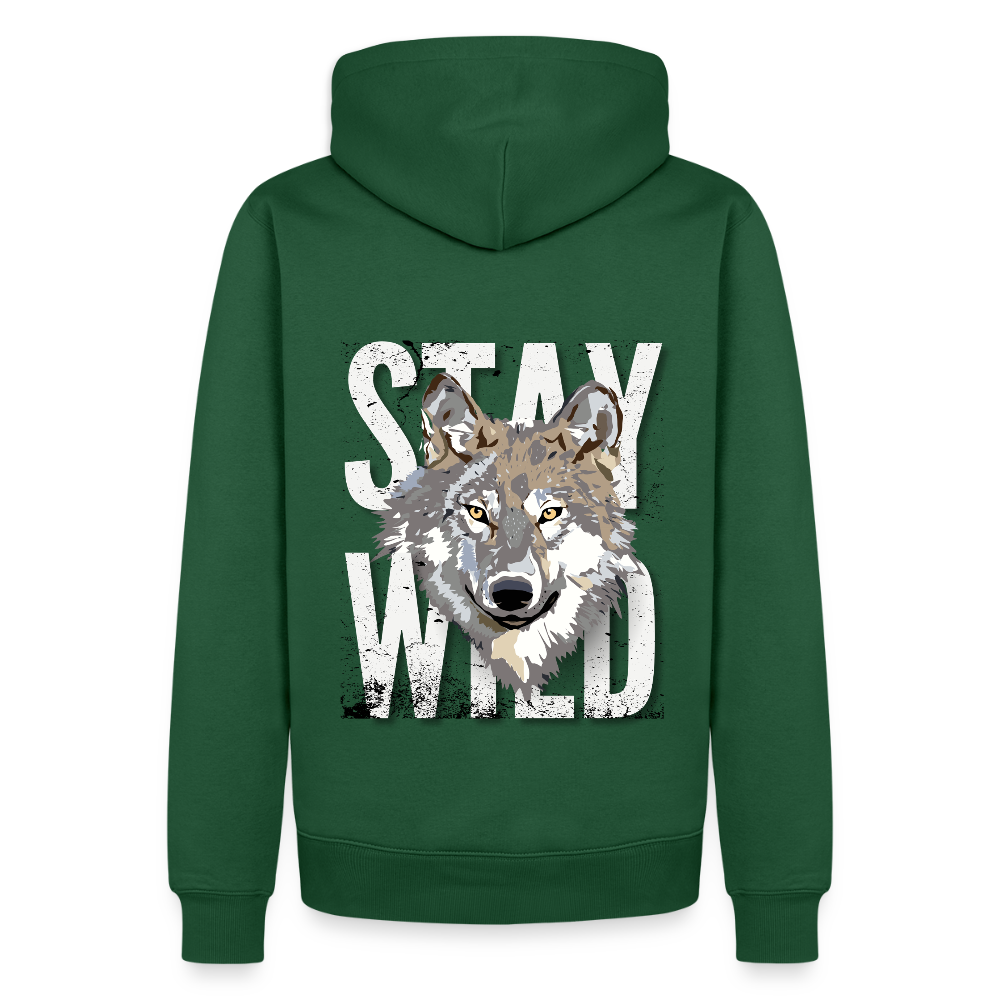 Men’s Premium Camping  Hoodie - bottle green