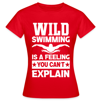 Women's Water Adventure  T-Shirt - red
