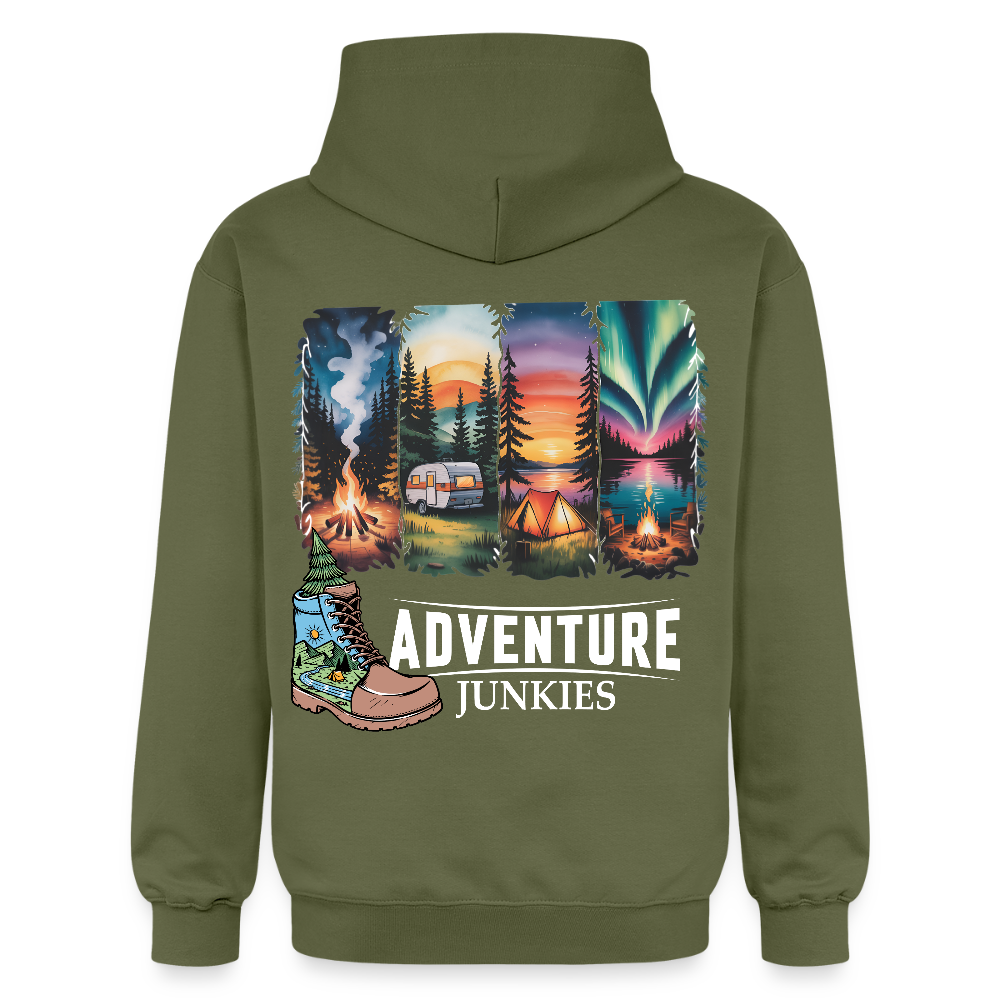 Unisex Midweight Hoodie - military green