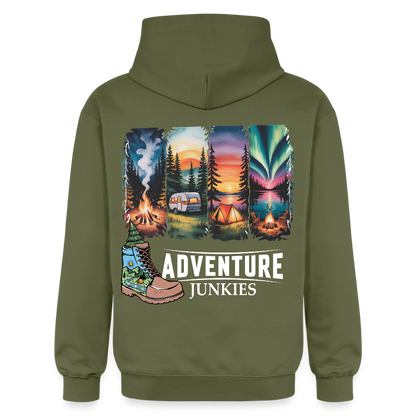 Unisex Midweight Hoodie - military green