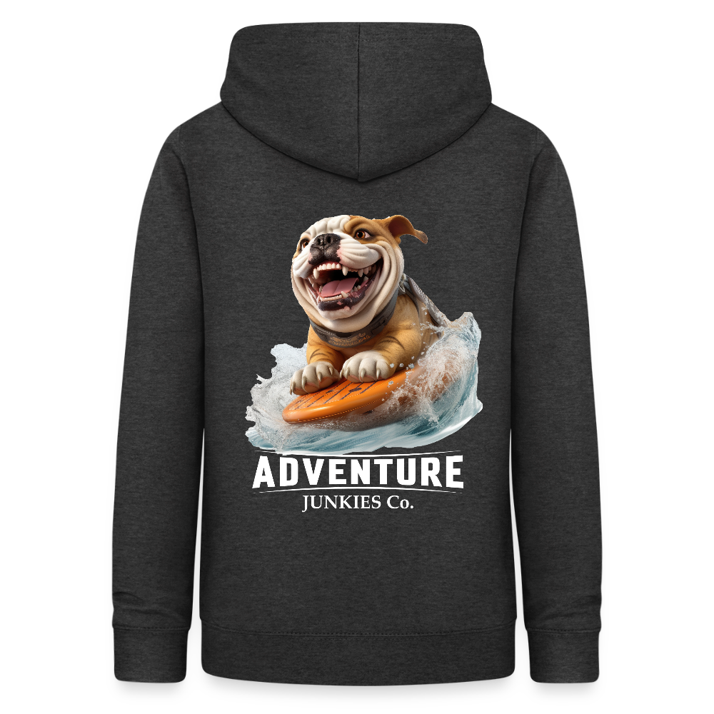 Women's Hoodie Water Adventures - charcoal grey