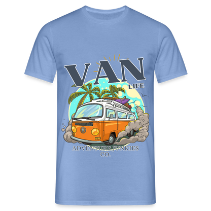 Men's  Camping T-Shirt - carolina blue