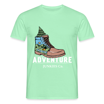 Men's Camping T-Shirt - mint green