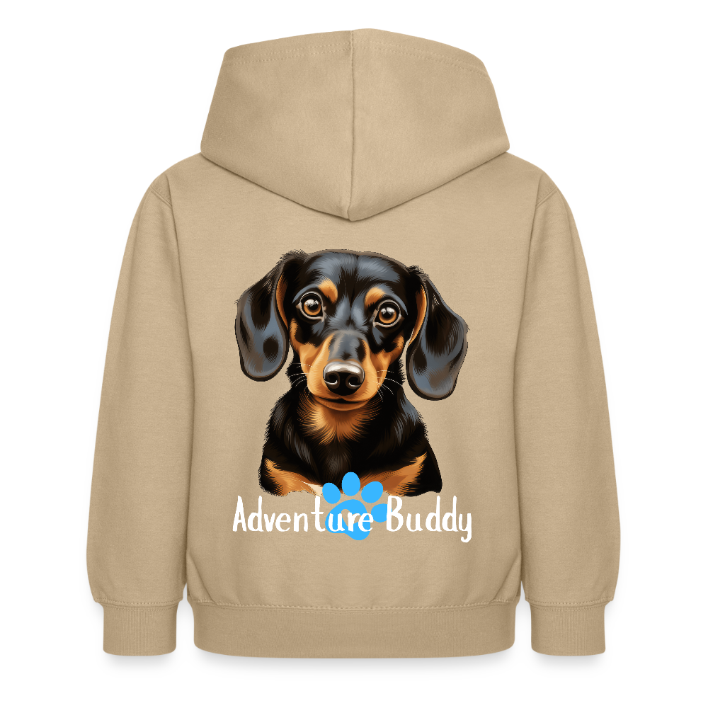 Children's Unisex Hoodie  {Customise Breed & Paw } - sand