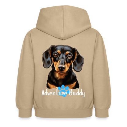 Children's Unisex Hoodie  {Customise Breed & Paw } - sand