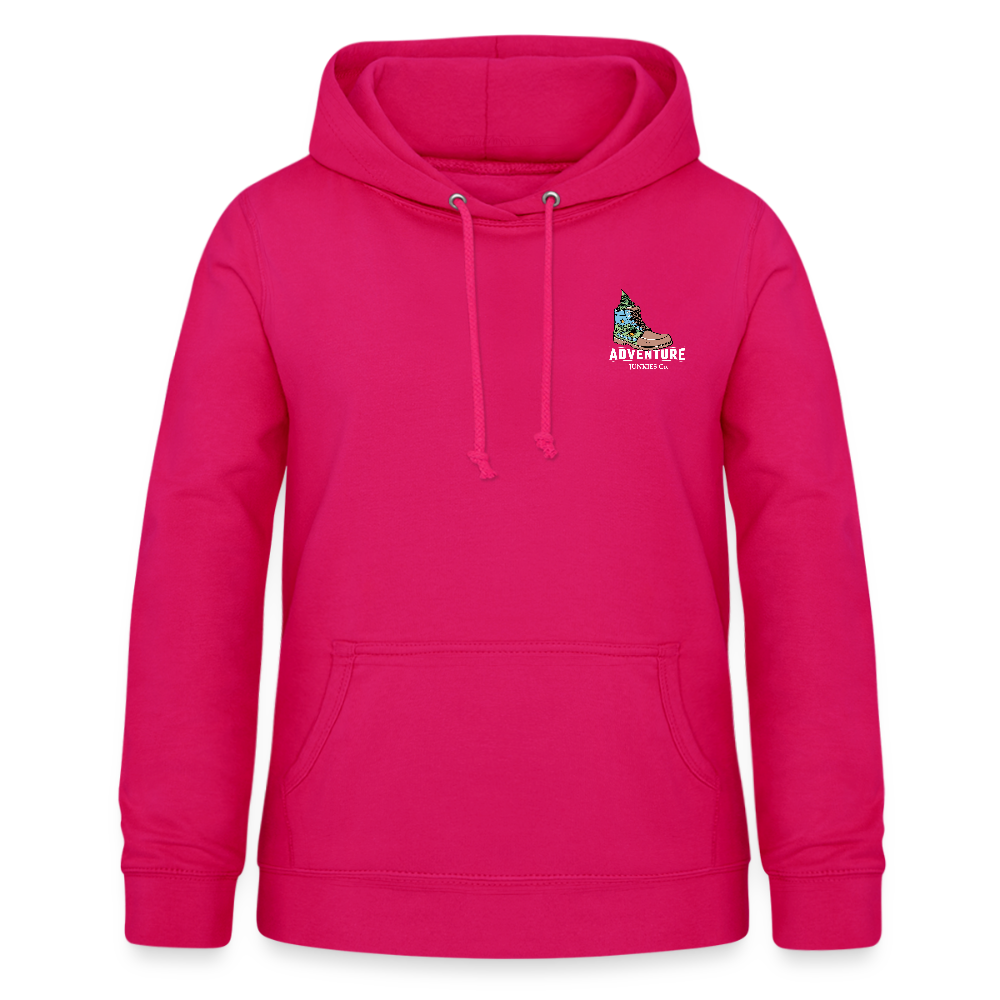 Women's Camping  Hoodie - dark pink