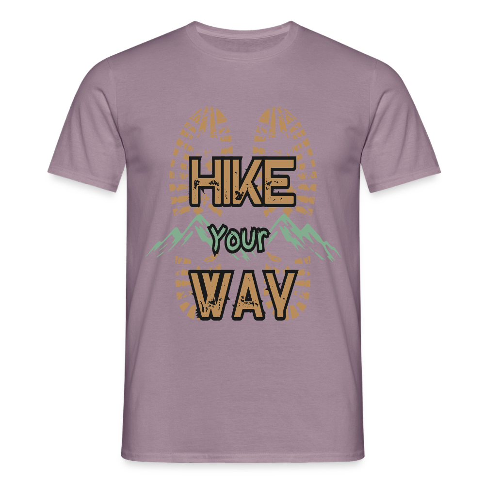 Men's T-Shirt - purple-grey 