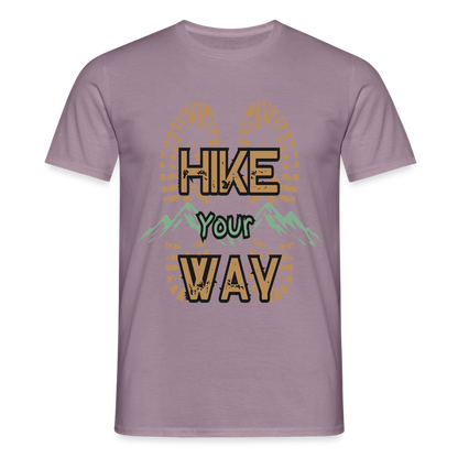 Men's T-Shirt - purple-grey 