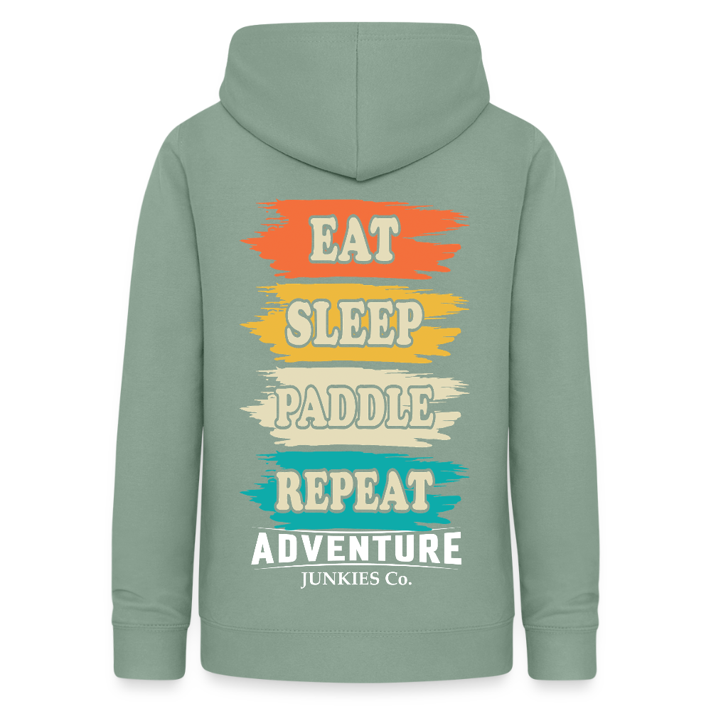 Women's Hoodie Water Adventures - steel green