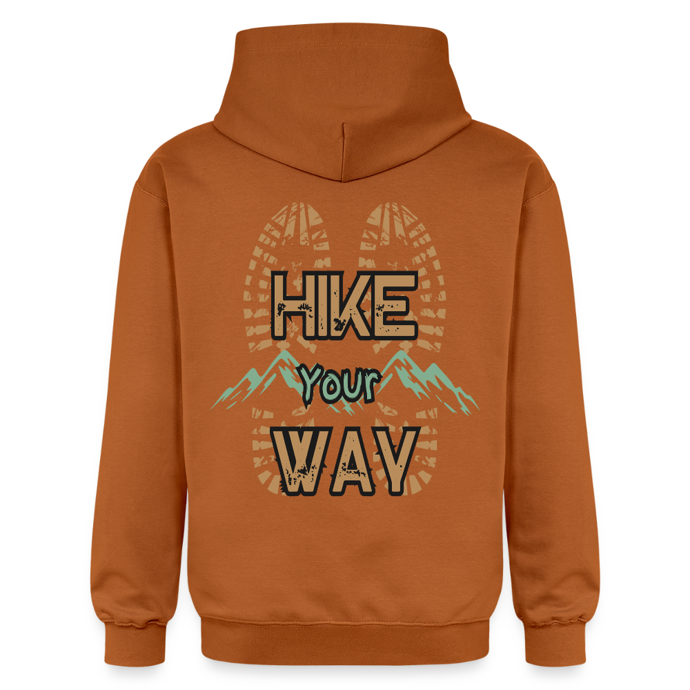 Adult Unisex Midweight Hoodie - Athletic Orange