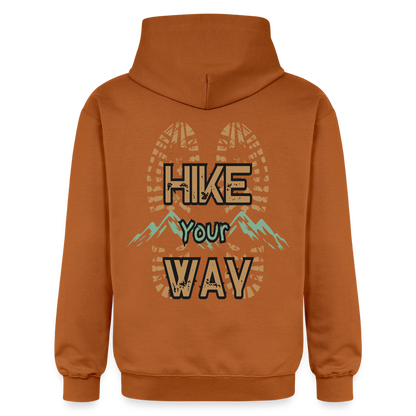 Adult Unisex Midweight Hoodie - Athletic Orange