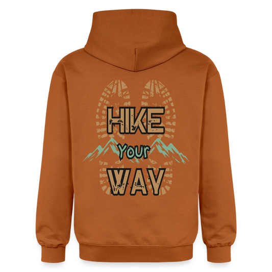 Adult Unisex Midweight Hoodie - Athletic Orange