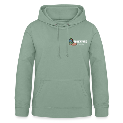 Women's Hoodie Water Adventures - steel green