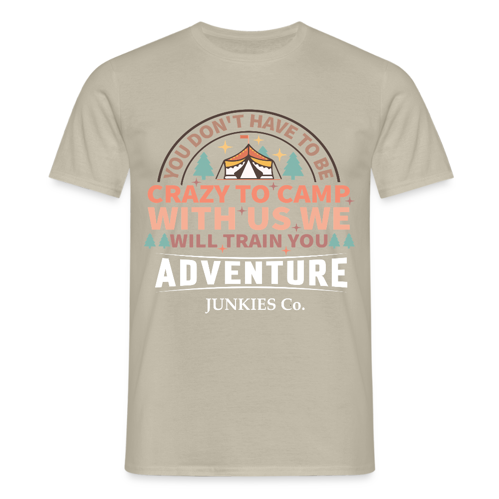 Men's Camping T-Shirt - sand beige