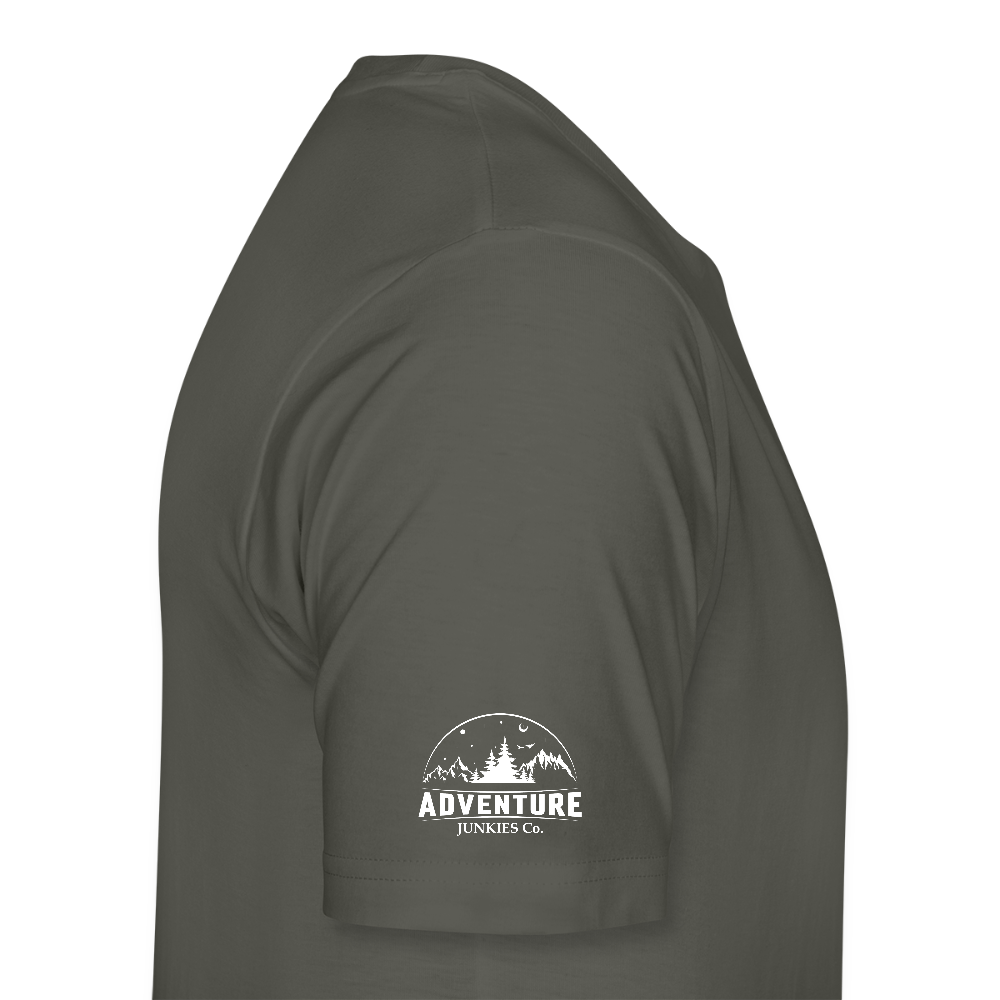 Men’s T-Shirt Front Design Not All that Wander - asphalt