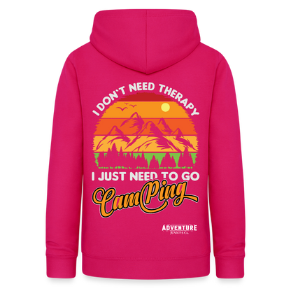 Women's Camping Hoodie - dark pink