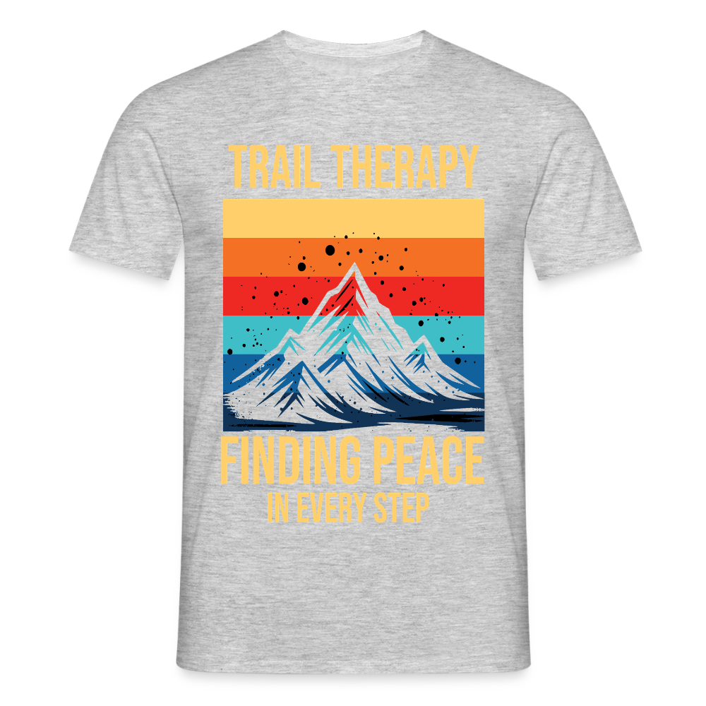 Men's Hiking & Walking T-Shirt - heather grey