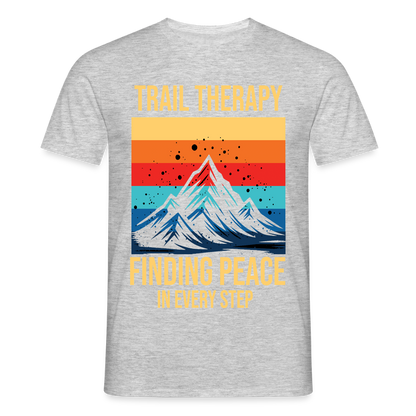 Men's Hiking & Walking T-Shirt - heather grey