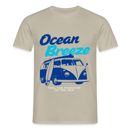 Men's Camping T-Shirt - sand beige