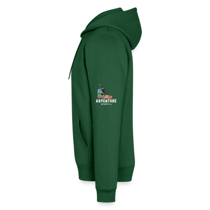 Men’s Premium Hiking /Walking Hoodie - bottle green