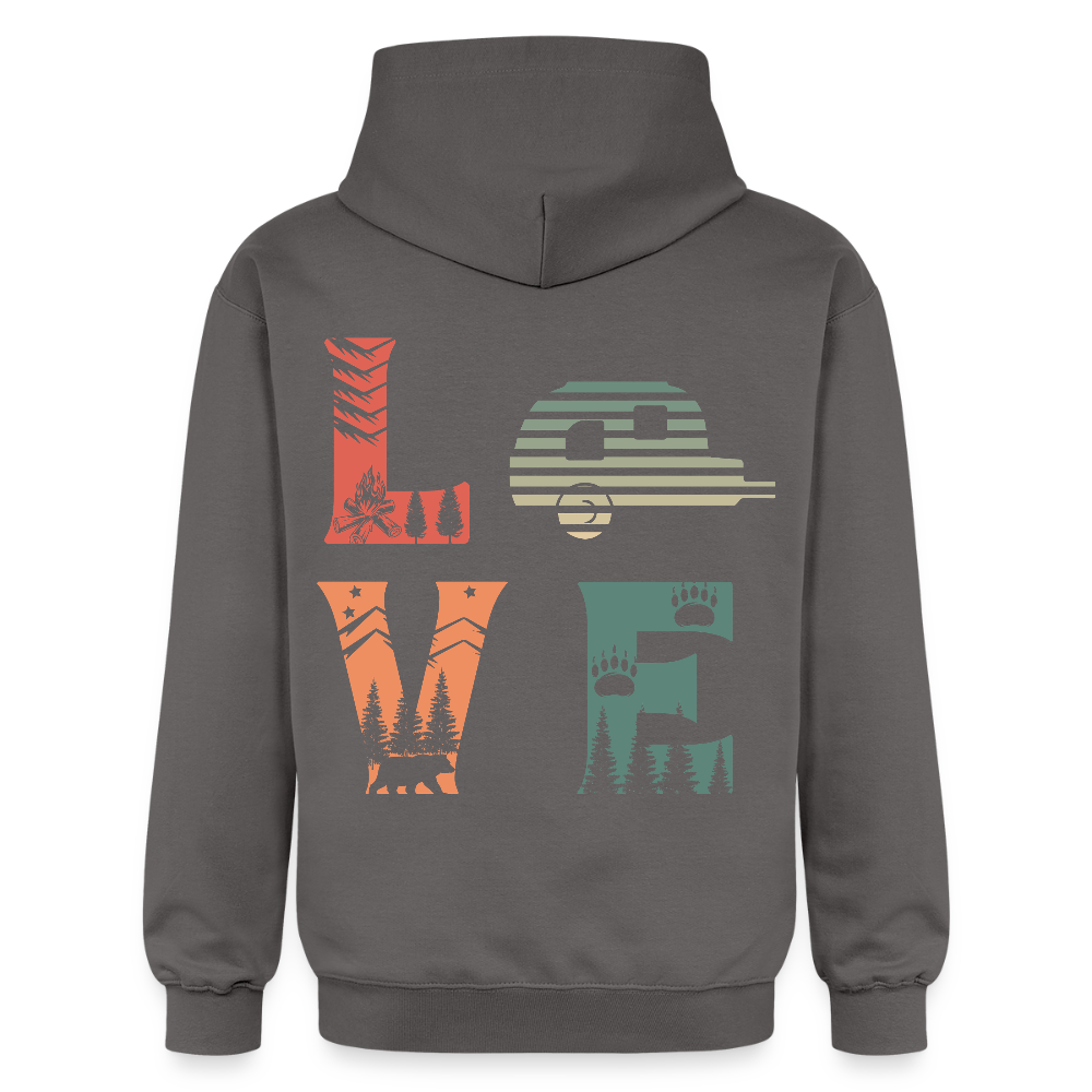 Unisex Midweight Hoodie - dark grey