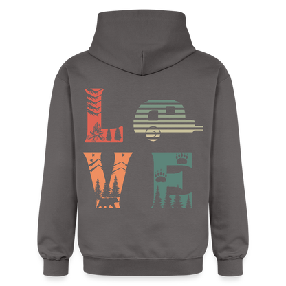 Unisex Midweight Hoodie - dark grey