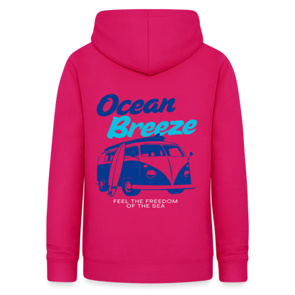Women's Camping Hoodie - dark pink