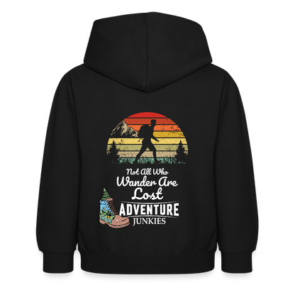 Children's  Unisex Hoodie - black